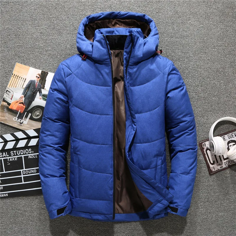 

2019 Tace & Shark brand men's Winter coat windproof white duck down jacket men thermal snow overcoat down jacket for male