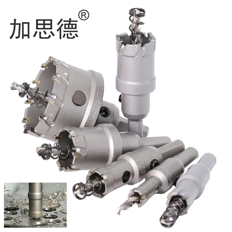 

1pc 12-160mm TCT Core Hole Saw Drill Metal Cutter Stainless Steel Metal Wood Cutting Hick Steel Plates Drilling TCT Carbide Tip