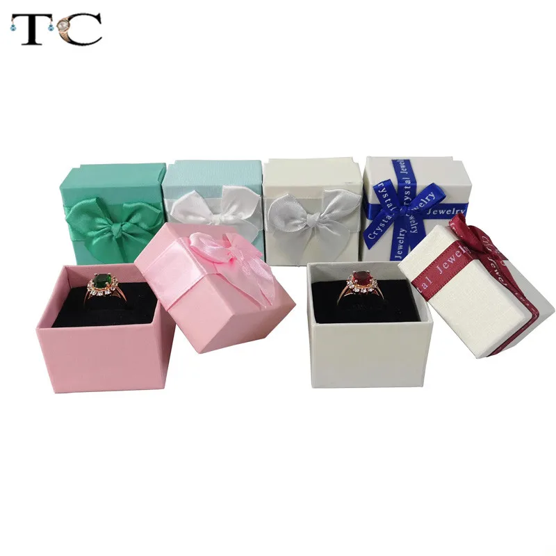 Шкатулка для ювелирных изделий разноцветная коробка хранения колец сережек