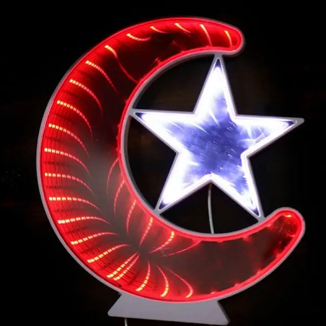 

Moon Star Light Board Turkish Flag Decorative Strong Strip Led 463370483