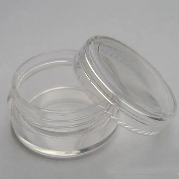 

10Pcs Portable Mini Plastic Empty Cream Bottle Jars Nail Art Eyeshadow Makeup Case Face Cream Lip Balm Container Pot