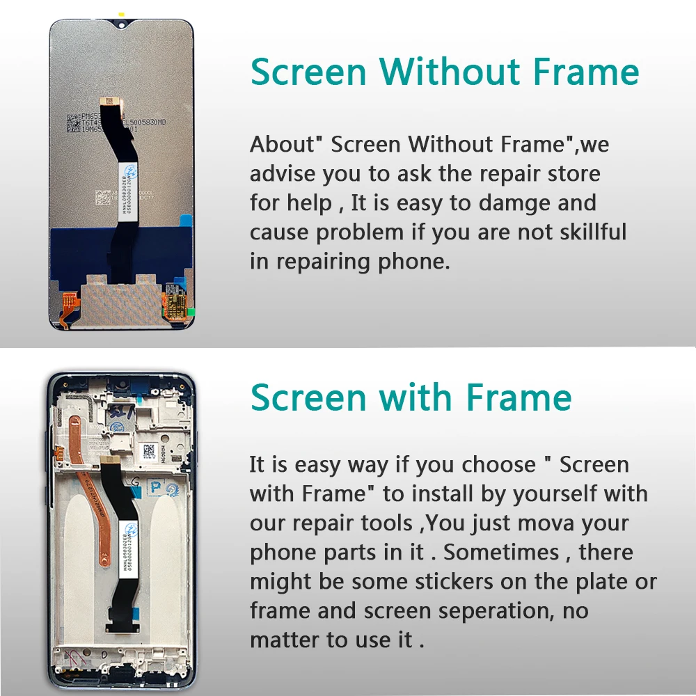 For Xiaomi Redmi Note 8 Pro 6.53 inch LCD Display Digitizer Assembly Frame screen | Мобильные телефоны и аксессуары
