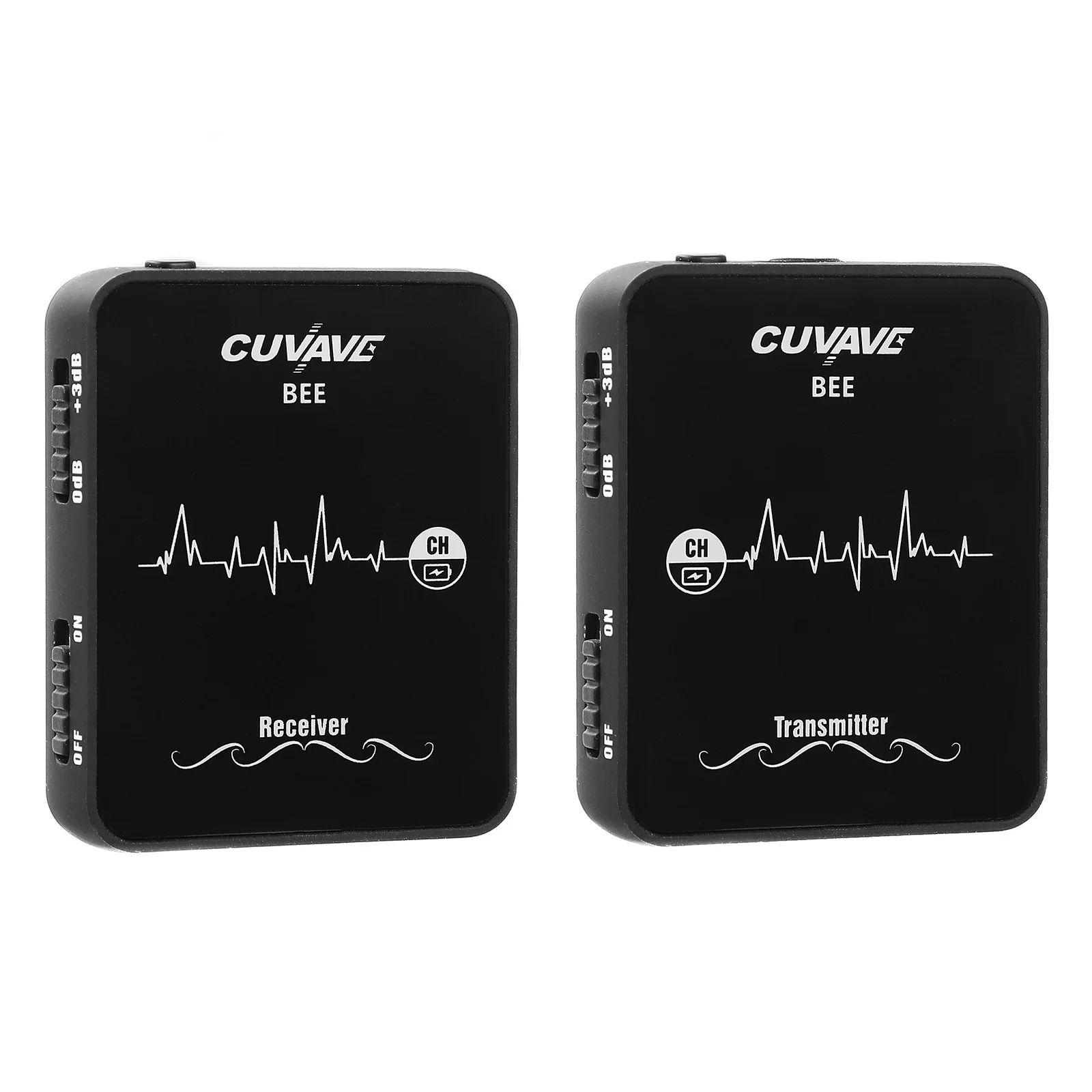 

CUVAVE WP-6 Wireless Lavalier Microphone System Including Transmitter & Receiver & Clip-on Microphone Omnidirectional Compact