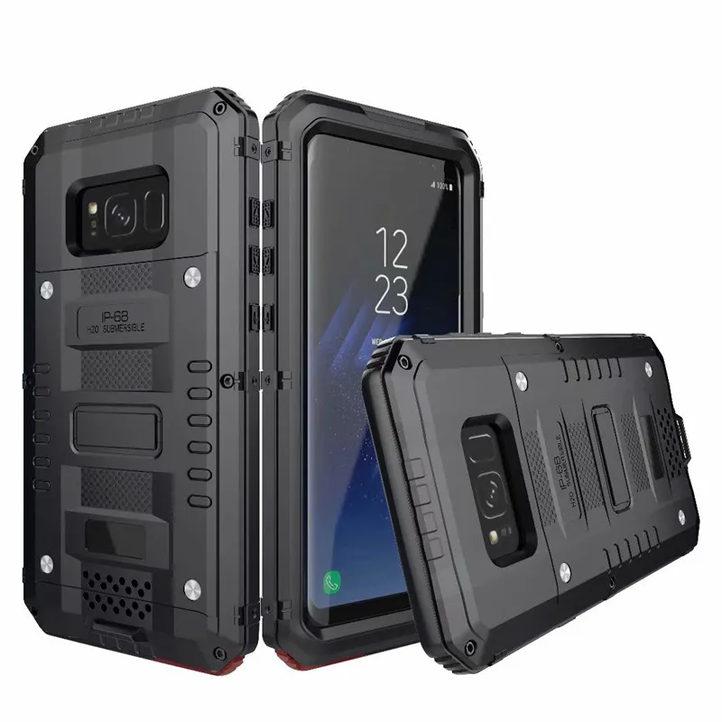 Алюминиевый ударопрочный чехол для Samsung S8 S8plus Galaxy Plus Doom Armor водонепроницаемый