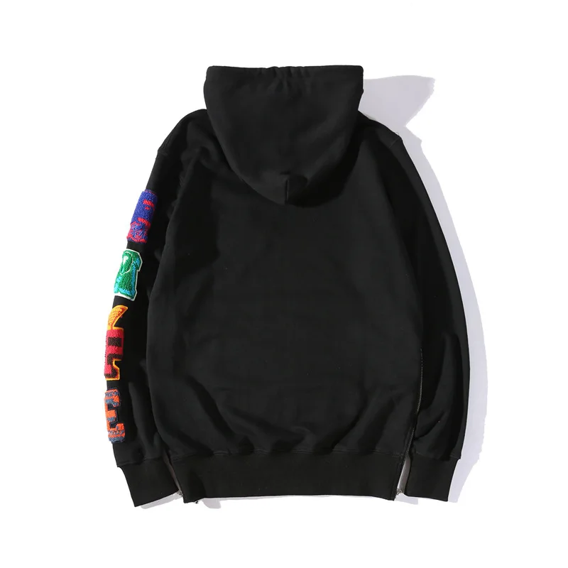 

Bappe Hoodies Youth Thin Hooded Loose Coat Cotton Sweatshirt Oversized Vintage Hoodie Men Clothing Sportswear