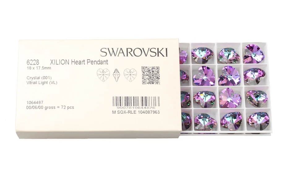 [Предзаказ] кристаллы Swarovski 6228 XILION подвески в форме сердца оптовая продажа