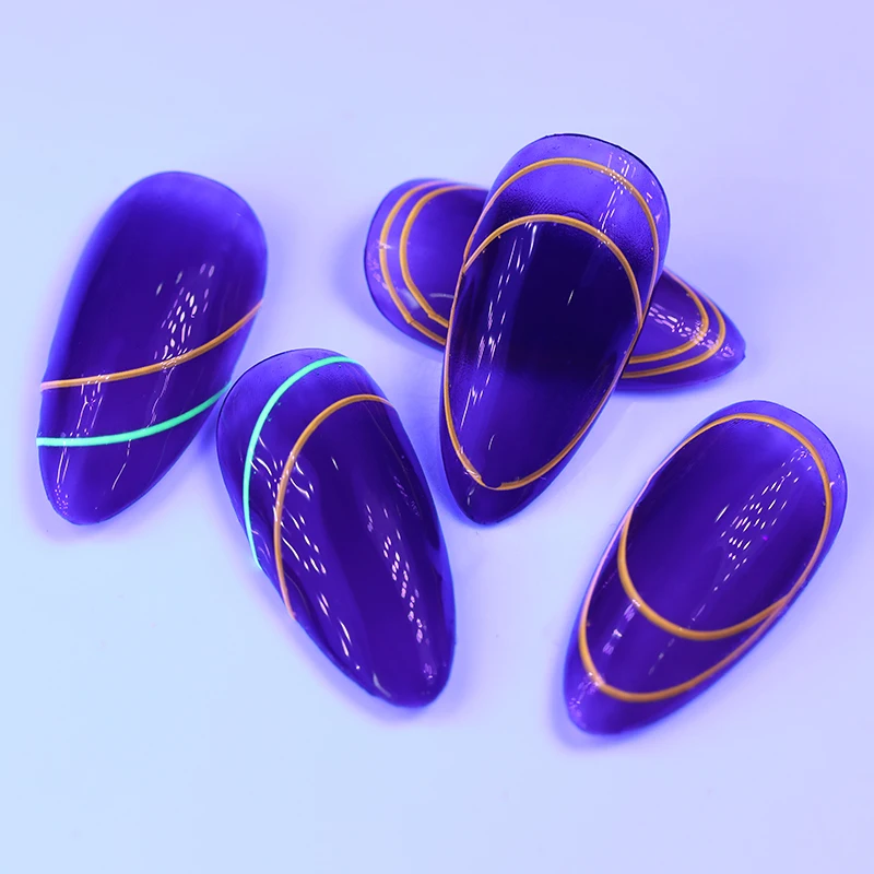 1 лист золотые серебряные кривые полосы 3D наклейки для ногтей градиентные