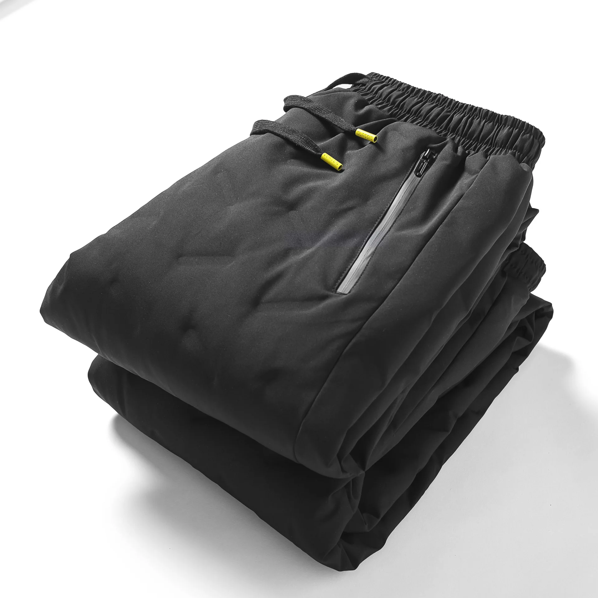 

down Popular pants men's Korean version wear warm and thick winter loose fashion pants 90% white duck down pants