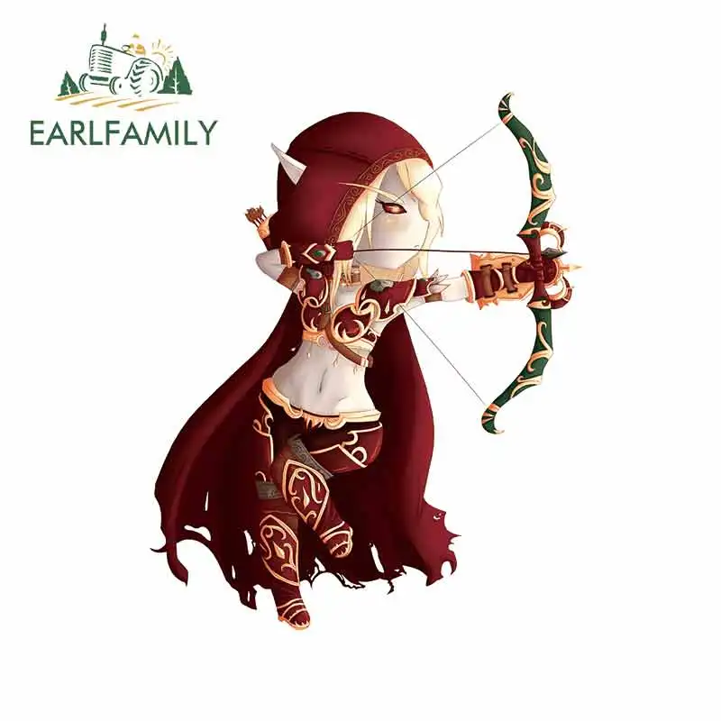 EARLFAMILY 13 см x 10 5 наклейка на автомобиль с надписью тему гнева Лича короля Чиби