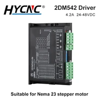 jmc 2dm542 stepper motor driver 2 phase output 24 48vdc hybrid drive motor suitable for cnc milling machine nema 23 motor
