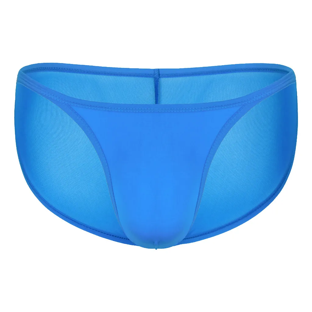 Сексуальное нижнее белье для мужчин Прозрачное эластичные трусы сексуальные