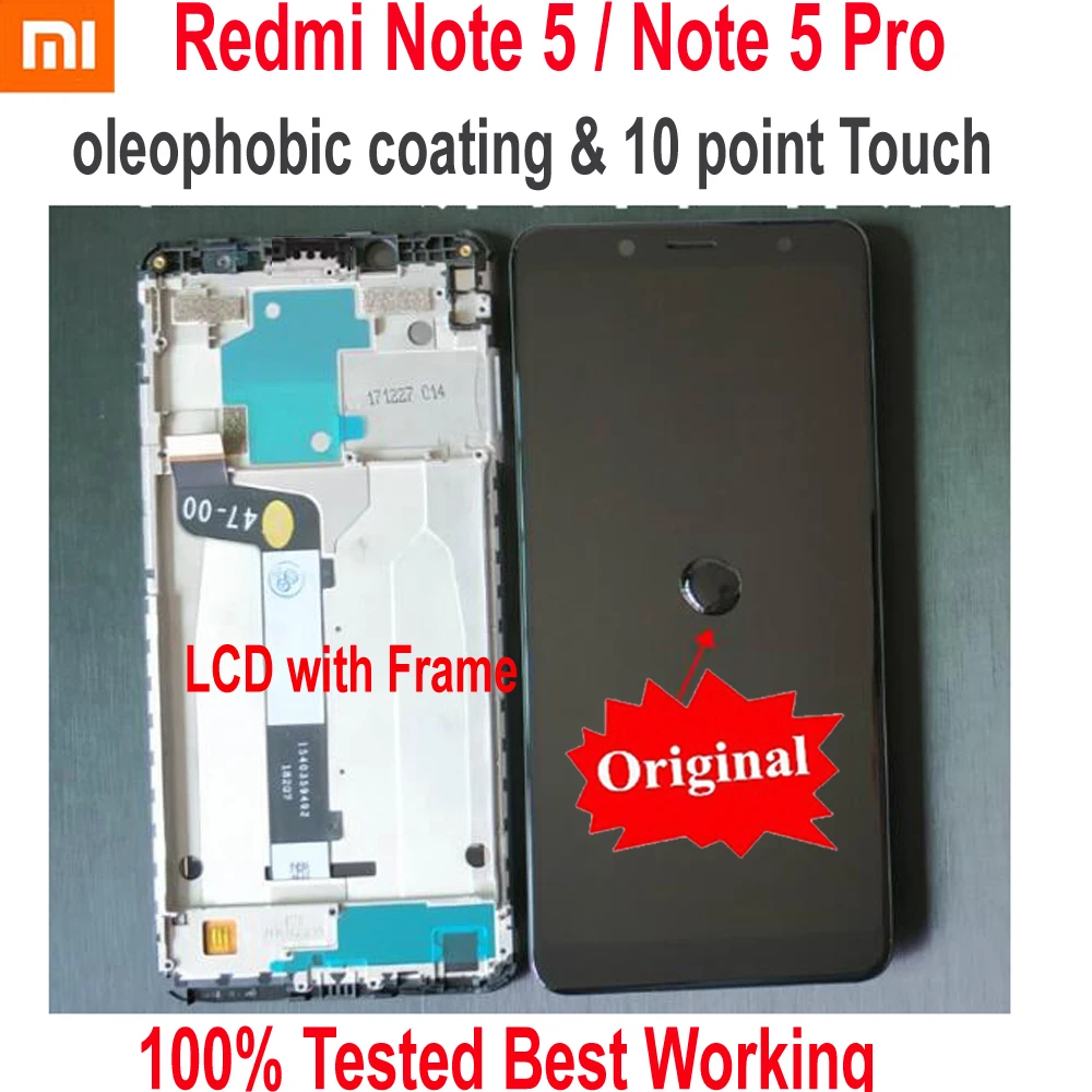 Оригинальный ЖК дисплей для Xiaomi Redmi Note 5 Pro (MEG7S)|Экраны мобильных телефонов| |