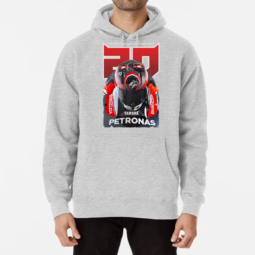 Футболка без названия fabio quartararo - Цвет: grey-hoodie
