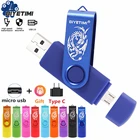 USB-флеш-накопитель Biyetimi Dargon 64 ГБ 32 ГБ 16 ГБ 8 ГБ, высокоскоростной, для Android, резервное копирование данных, OTG, для смартфонов