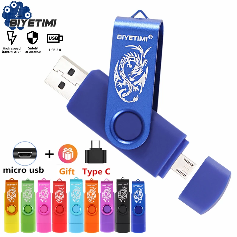 USB-флеш-накопитель Biyetimi высокоскоростной флеш-накопитель Dargon 64 ГБ 32 16 8 для Android