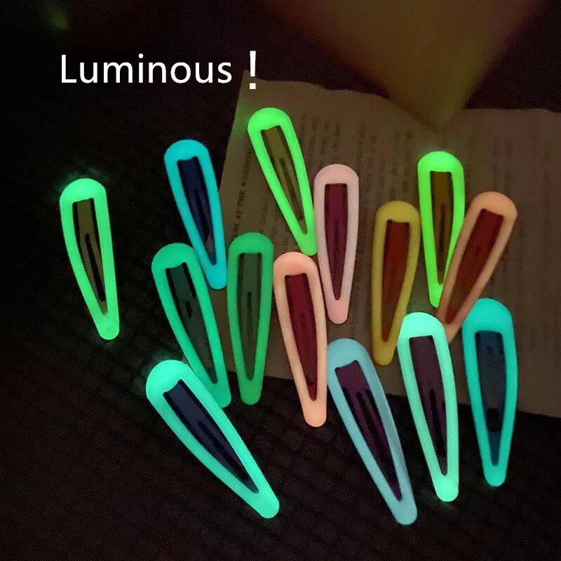 Новинка светящиеся популярные заколки для волос 10 шт./кор. женские и детские