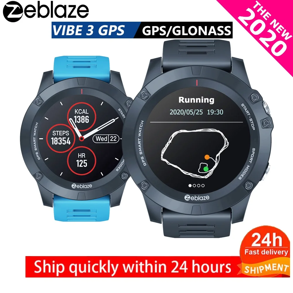 

Умные часы Zeblaze VIBE 3 с GPS, пульсометром, несколькими спортивными режимами, водонепроницаемые, с улучшенным сроком службы батареи, GPS для Android/IOS...