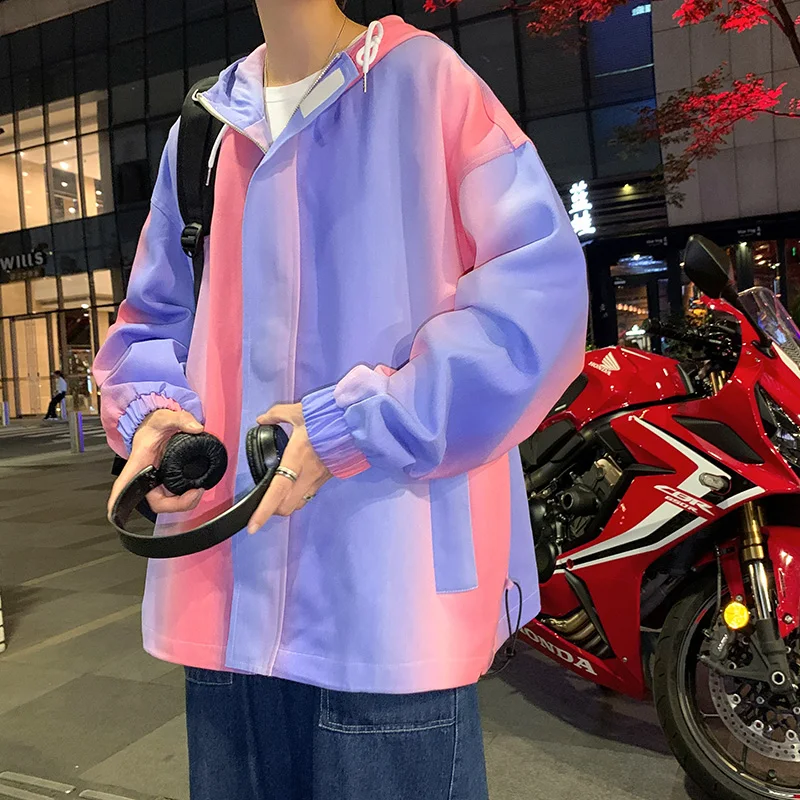 

Streetwear Bomber Jackets Men 2022 New Autumn Fashion Hip Hop Tracksuit Jacket Coat Hooded Windbreaker Jacket Male