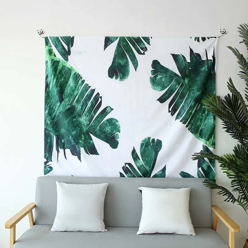 3D Печатный гобелен звездное небо тропические растения настенный дом домашний