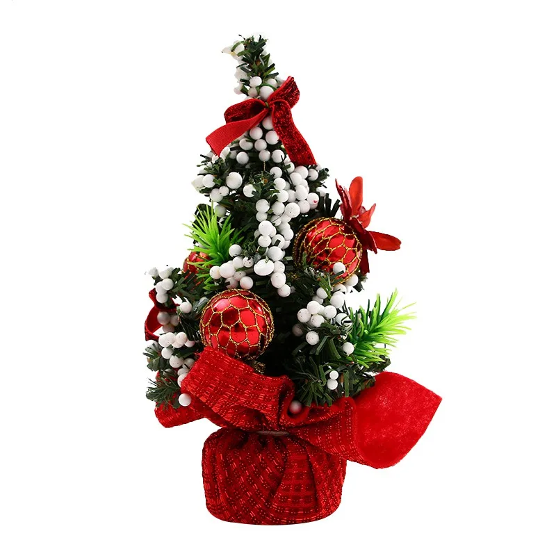 20 см мини Рождественская елка маленькая сосна Новогоднее украшение стола