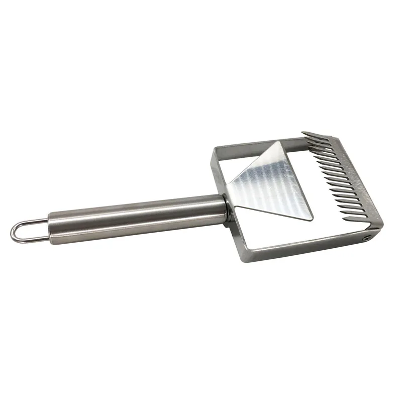 Вилка из нержавеющей стали с иглой для меда скребок нарезания сотовой расчески