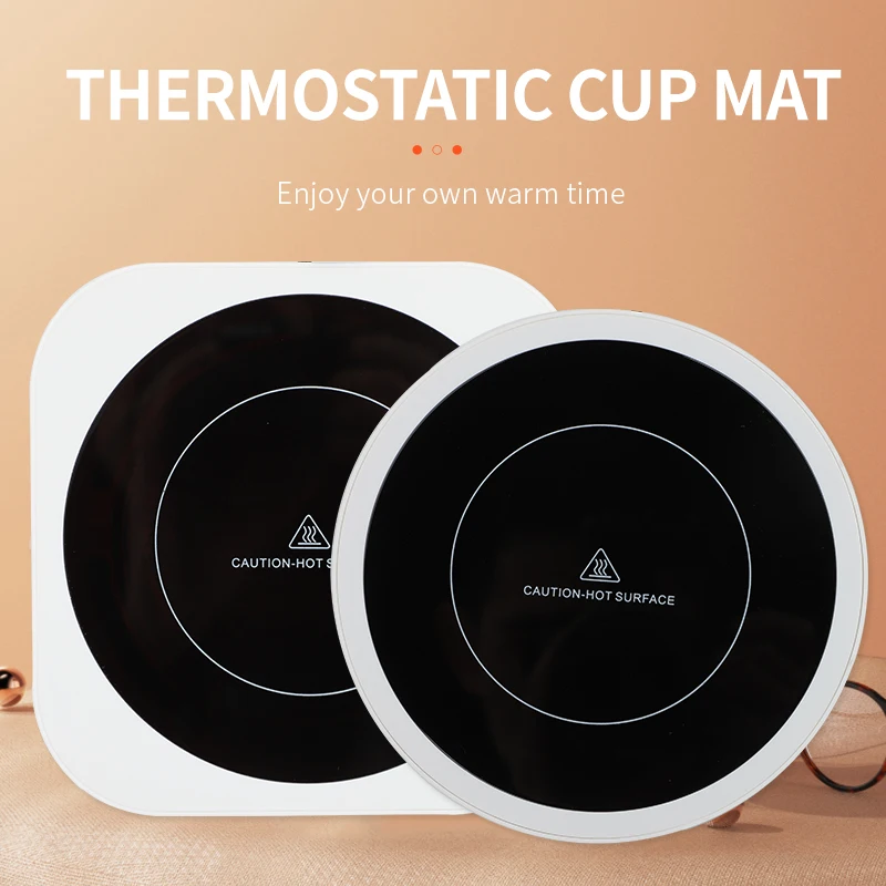 - Cup Fast Heating Coffee Mug Heated Warmer Large Panel 3 Temperature
Mode 176℉/80℃ Auto Shut Off Home Office Accessories for Mugs