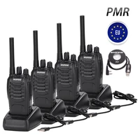 4pcs baofeng bf 88e pmr 446 walkie talkie 0 5 w uhf 446 mhz 16 ch handheld ham two way radio with usb charger for eu user