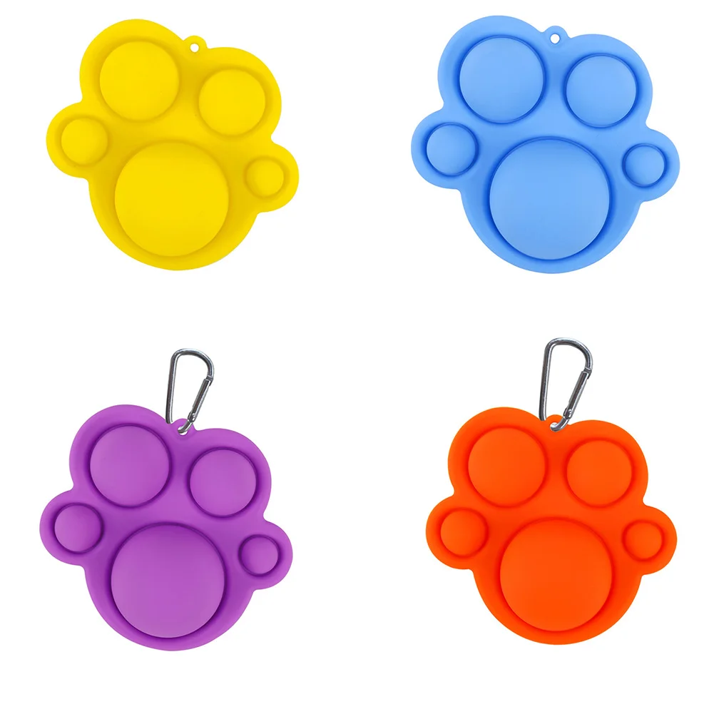 

Autism Silicone Stress Reliever Toy Portable Baby Finger Exercise Board Puzzle Game Focus Concentration Training