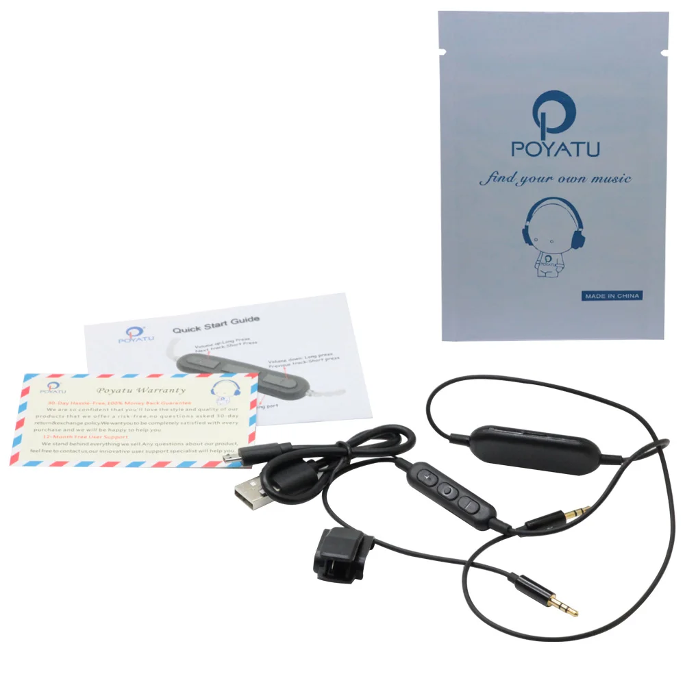 Poyatu беспроводной кабель для Sol Registry Tracks HD 2 HD2 ультра шнур Bluetooth адаптер не наушники