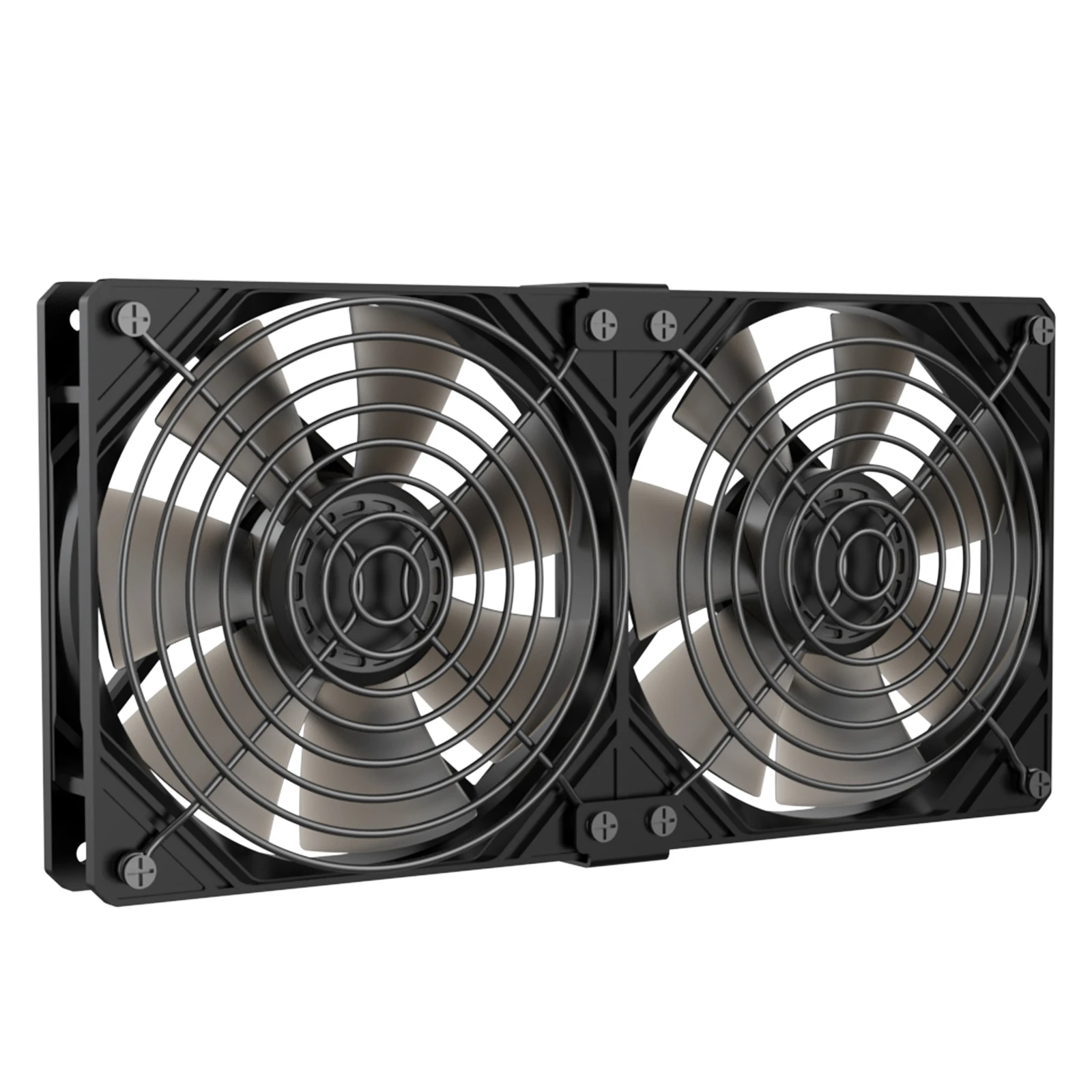 zezzio 120mm powerful fan high speed air volume server cooling system 3000rpm 220v btc miner workstation cabinet fan free global shipping