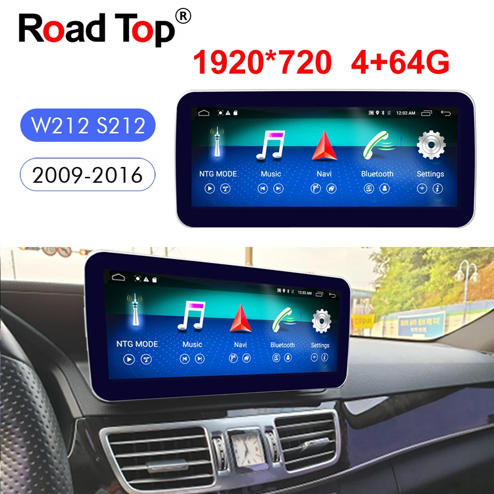 Android 10 дисплей для Benz E Class W212 S212 2013 2014 25 &quotсенсорный экран зеркальный