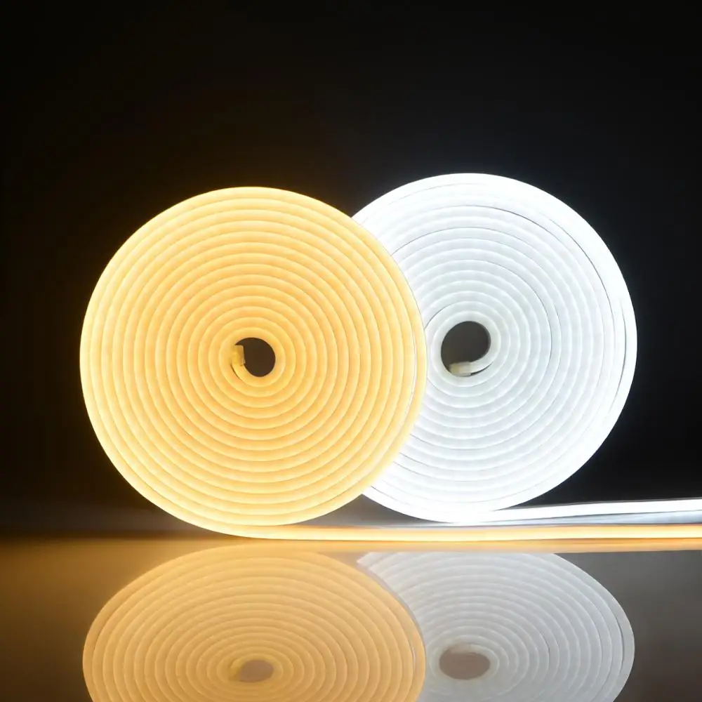

120LEDs/M LED Strip Light Need DC 12V Power Connect Neon Light Sign DIY Lamp 1/2/3/4/5m Garland Home Decor Waterproof LED Tape