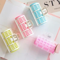 3pcslot hair rollers bang roll curler hair curler plastic self adhesive hair curling hairdressing tool girl beauty styling tool