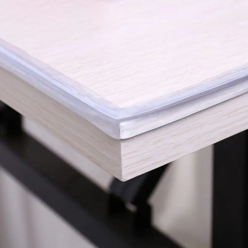 

Transparent Table Edge Furniture Guard Corner Protectors Bumper Strip with Double-Sided Tape for Cabinets, Tables, Drawers 1M