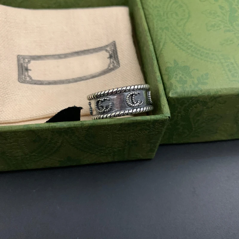 Мужское и женское кольцо из серебра 925 пробы в стиле ретро | Украшения аксессуары