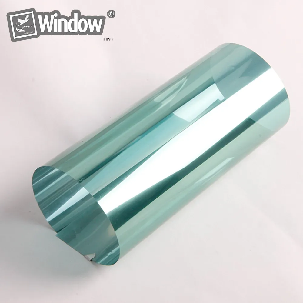 SUNICE Green&ampsilver Solar Tint Home Office Window Film Reflective Sun Proof One Way Mirror for both inside/outside0.9m x 2m | Дом и сад