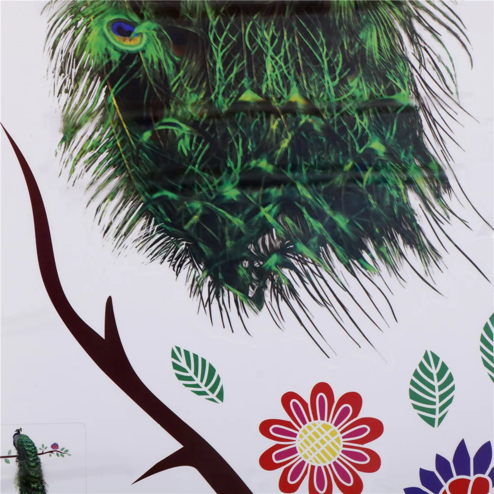 2020 3d наклейки на стены Павлин ветке перья стену домашний декор художественная