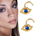 Серьги-гвоздики в виде сердца, дьявола, глаз и носа