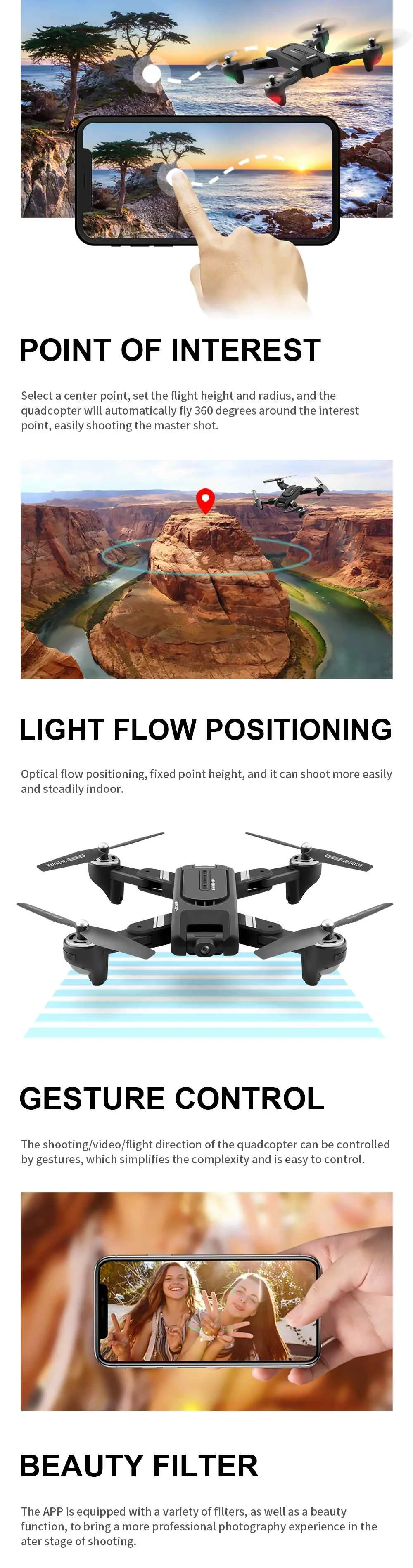 Eachine EG16 WINGGOD gps 5G WiFi FPV с 4K HD камерой оптическое рассредоточенное позиционирование Радиоуправляемый Дрон Квадрокоптер RTF приложение следующий режим