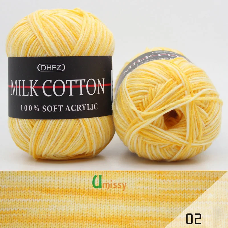 02 10pcs 10 шт. вата для вейпа Пряжи для Вязания Меланё Кольцо Камвольной Смешанная Пряжа Красочные Изысканные Краски - Цвет: 02 10pcs