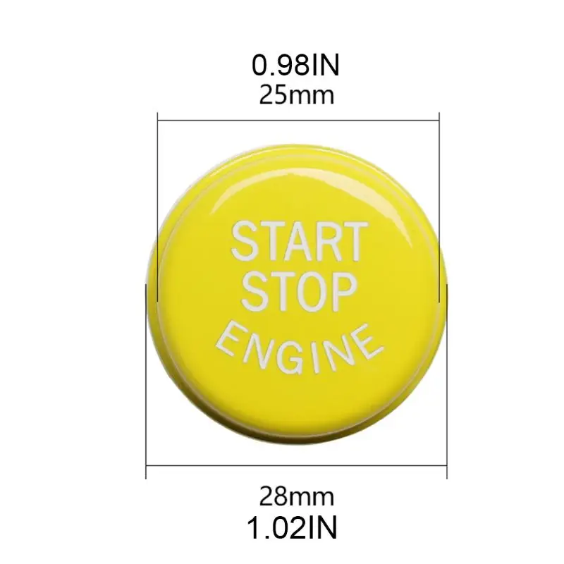 

Car Engine Start Button Replace Car-Styling Switch Button for B-MW G/F Chassis Cars X1 X3 X4 X5 X6 F30 F10 F33 F13 F23 F01 F02
