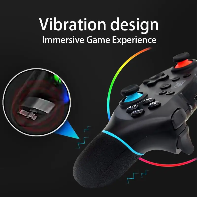 Игровой контроллер для Nintendo Switch Pro беспроводной геймпад с Bluetooth джойстик точной
