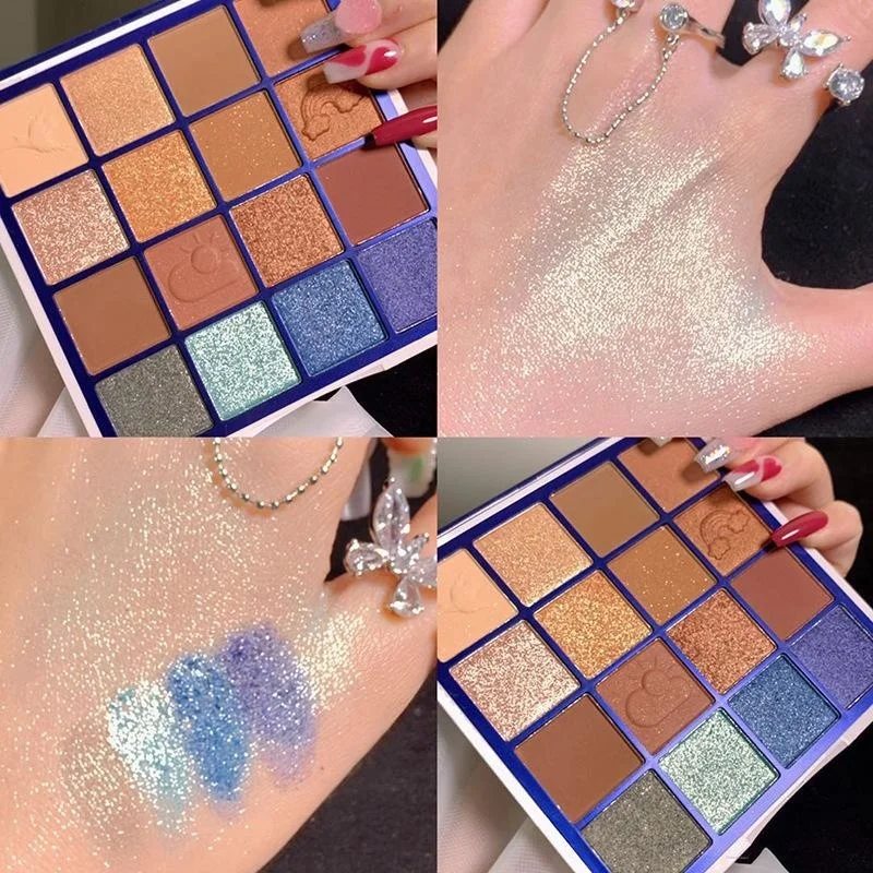 

Matte EyeShadow Eye Shadow Base Cosmetics Oogschaduw 16 Palette Colors Shimmer Eye Brightener Shadow Long-lasting Glitter
