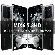 Mobile Phone MIX4 Qualcomm 888+ 16GB 1T Global Version Smartphone 7.3 Inch 7300 mAh Android12 10 Core Unlock 4G LTE 5G Cellphone (1)