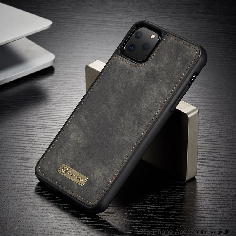 Для iPhone 6 6s 7 8 XS Max XR X XS чехол-кошелек Роскошный кожаный чехол на молнии для iPhone 11 Pro Max чехол для телефона Магнитный