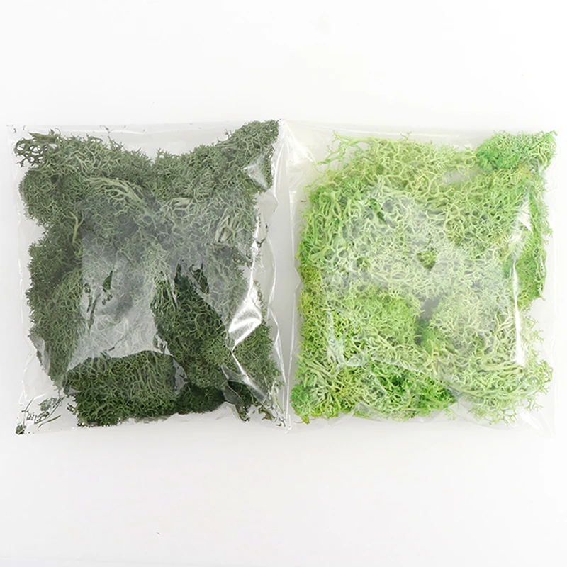 Artificial Moss Immortal Simulation Green Plant Grass DIY Antler Micro Landscape Embellishment Garden Decoration | Дом и сад