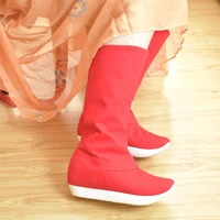 chinese traditional women hanfu boots antique boots for women high warrior boots