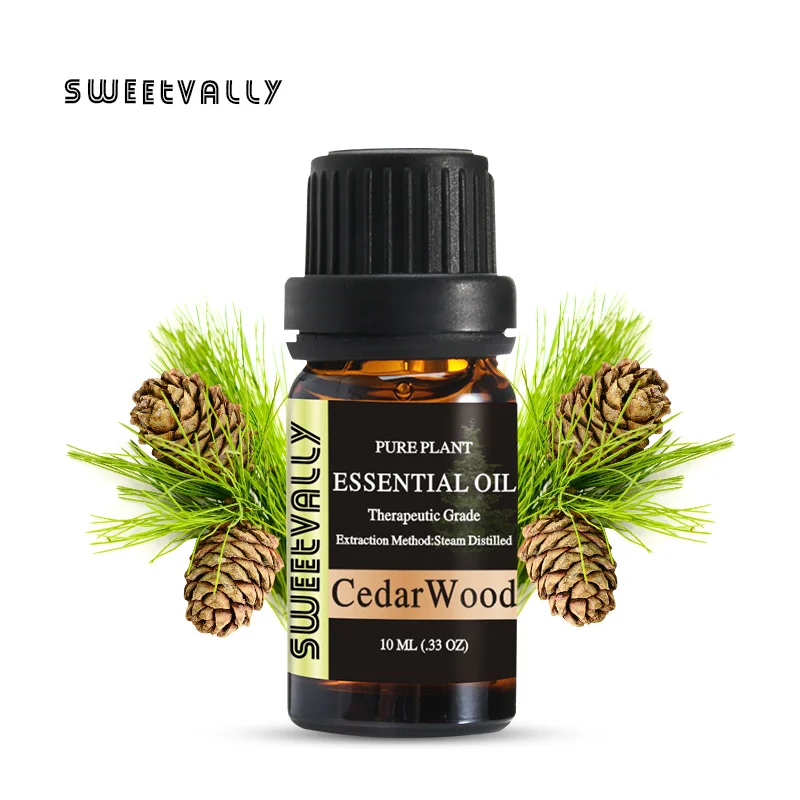 Эфирное масло Cedarwood для ароматерапии 1 шт. 10 мл диффузоры снятия стресса эфирные