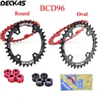 Deckas цепное колесо 96BCD 32T34T36T38T круглая овальная узкая широкая цепь MTB дорожный велосипед коленчатый набор бензопилок части велосипеда