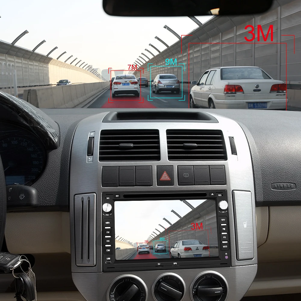 Isudar 2 Din Android 9 автомобильное радио для VW/Volkswagen/GOLF/POLO/TRANSPORTER/Passat b5 Авто Радио DVD